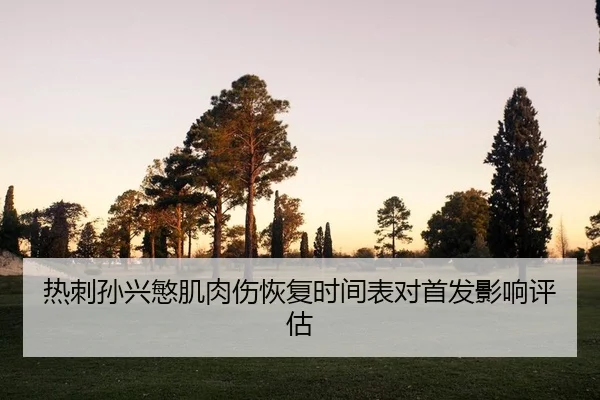 热刺孙兴慜肌肉伤恢复时间表对首发影响评估
